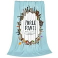 thumbnail image 2 of Bingfone World Travel Print Flannel Fleece Blanket Throw Blanket For Bed,Sofa,Couch,Travel,Camping(40"X30"), 2 of 9