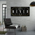 thumbnail image 2 of Aaheei Inspirational Office Canvas Wall Art with Positive Quotes Money Never Sleeps Artwork Black Background Nordic Western Paintings Print for Study Room Gym Wall Decor Ready to Hang, 2 of 6