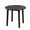 Black, variant on Furnibear 35 Inch Round Dining Table for 4 with Rubber Wood Legs and Marble Textured Veneer Top for Kitchen and Dining Room, Brown