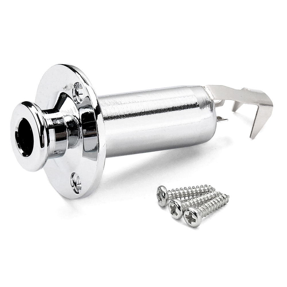 Acoustic Electric Guitar Mono End Pin Jack Socket Plug 6.35mm with