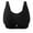 Black, variant on Summer Fall Sports Bras for Women 2026,Womens Fashion Plus Woman's Solid Color Comfortable Hollow Out Perspective Bra Underwear No Rims