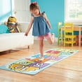 thumbnail image 3 of Melissa & Doug Hop and Count Hopscotch Game Rug  (3 pcs, 78.5 x 26.5 inches), 3 of 10
