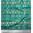 Teal Green, variant on Soimoi Cotton Duck Fabric Geometric Southwestern Printed Craft Fabric by the Yard 42 Inch Wide