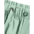 thumbnail image 4 of MAWCLOS Men Trousers Elastic Waist Sweatpants Drawstring Pants Baggy Party Solid Lounge Green 2XL, 4 of 9