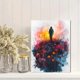 thumbnail image 2 of Qisvanset 12x16 Inch Easter Resurrection Canvas Wall Art, Jesus Watercolor Religious Quote Home Holiday Decor, 2 of 8