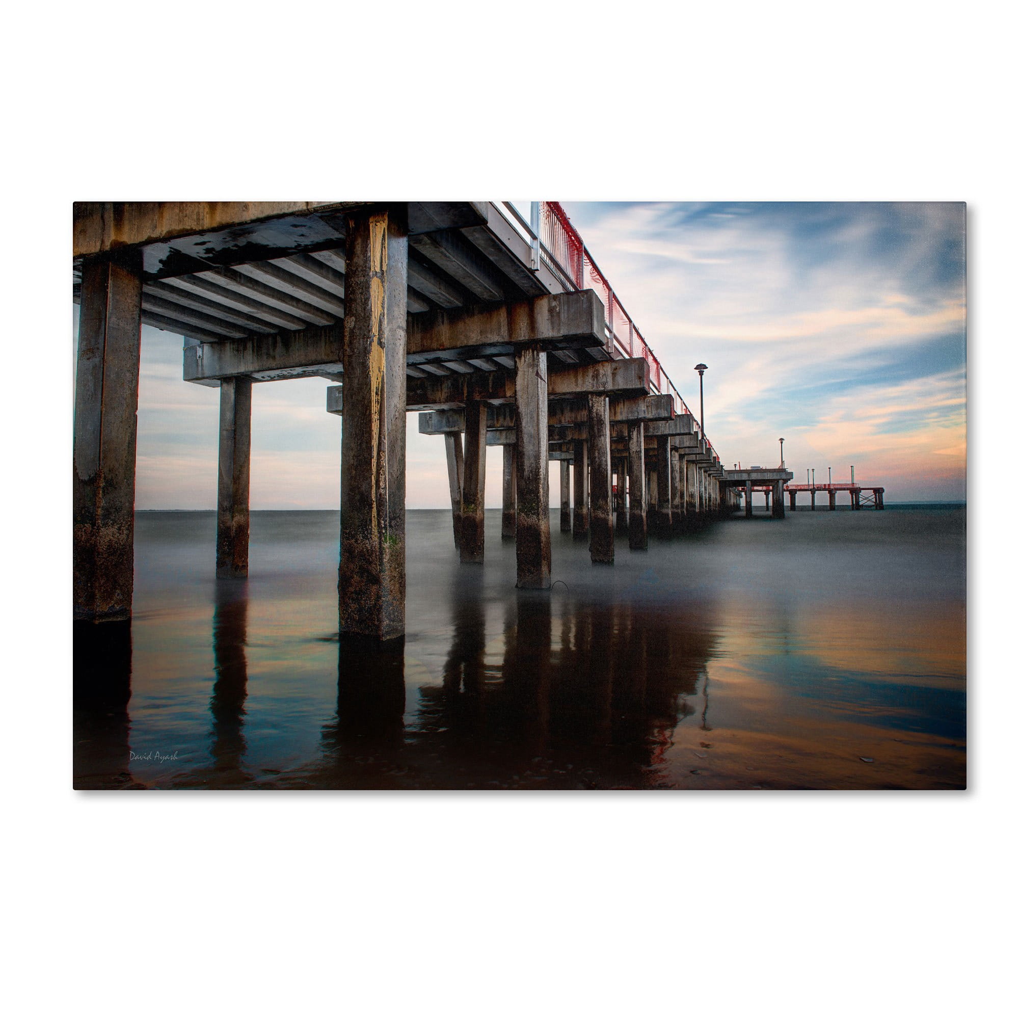 Trademark Fine Art "Coney Island - Brooklyn, NY I" Canvas Art by David Ayash