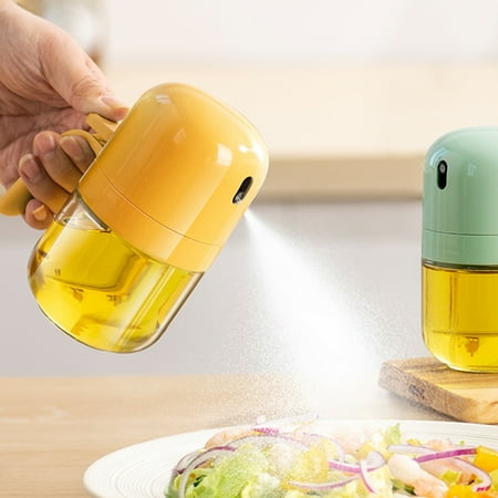 

Sioweci 300ml Olive Oil Sprayer for Cooking Glass Olive Oil Bottle Cooking Oil Sprayer Air Fryer Oil Dispenser for Salad Making Baking Frying BBQ Yellow