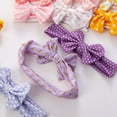 thumbnail image 4 of Dalrosia 3PCS Hair Bows for Girls Toddler Baby,Handmade Flower Print Embroider Big Bows Hair Accessorioes Gifts for School Kids, 4 of 5