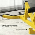 thumbnail image 6 of Soozier Roman Chair Multi-Functional Hyperextension Weight Bench, Yellow, 6 of 9