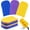 Blue, Yellow, Purple, variant on TrendMallOasis 20 Pcs Duster Refill Reusable Fleece Duster Refills Feather Flat Dusters Multi Surface Washable Cleaning Pads Tools for Home, Blinds, Car, Pet, Furniture, Fans (Stylish Color)