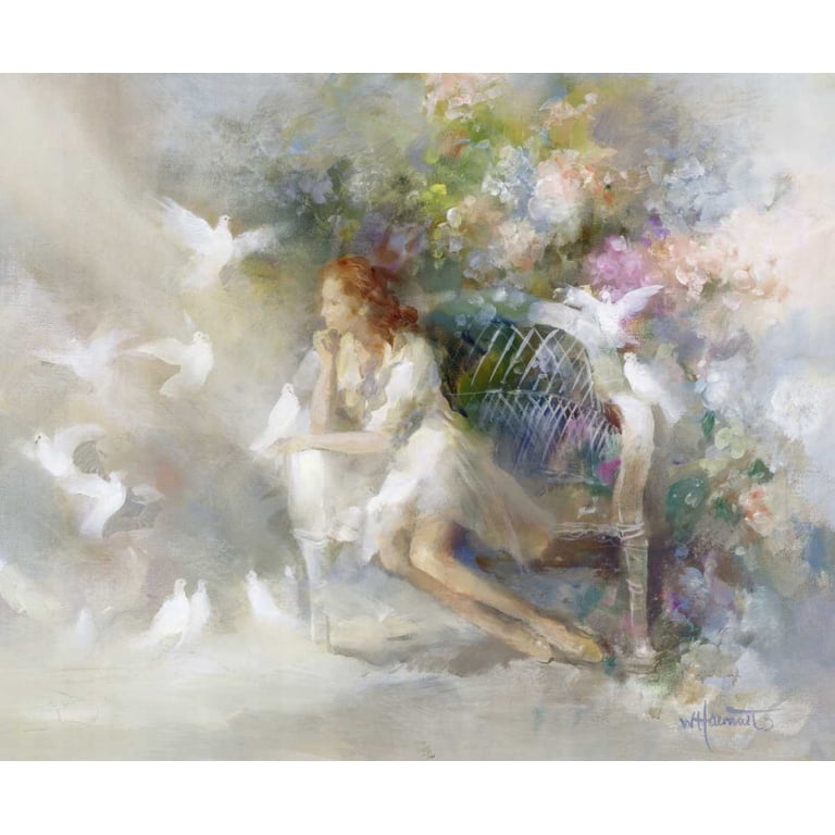 Haenraets, Willem 31x26 White Modern Wood Framed Museum Art Print