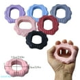 thumbnail image 3 of Hyasfey Silicone Hand Grip Strengthener Finger Exerciser Ergonomic Grip Strength Trainer Ring Arthritis Hand Therapy Rehabilitation Workout Equipment, 3 of 7