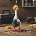 thumbnail image 7 of Mini Desktop Goose Outfit, Decorative Goose Costume Gardener Style Accessory Desktop Statue,Indoor Display,Courtyard Ornament, 7 of 7
