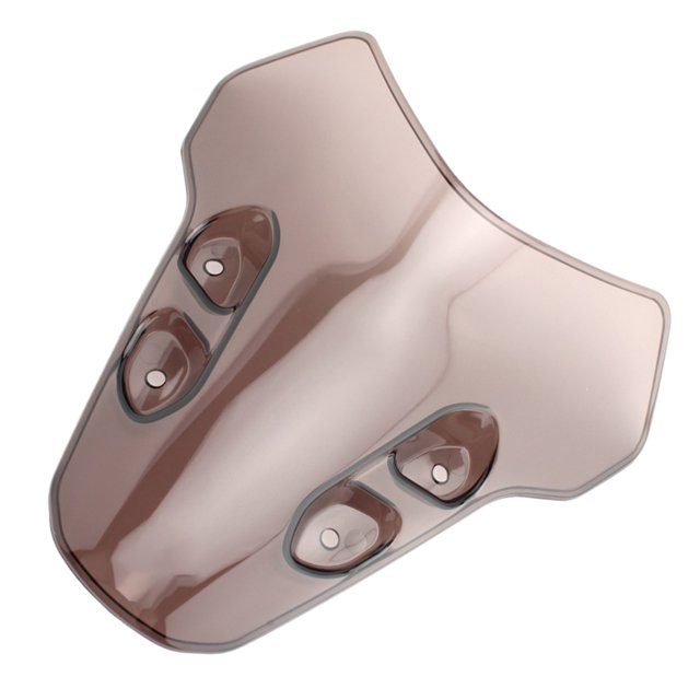 Guardoinrt Haute Performance Moto Air Circulation Pare-Brise pour une Expérience de Conduite Améliorée Robuste Brun Foncé 1Set