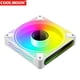 thumbnail image 5 of COOLMOON DM1 5V 3PIN ARGB 12V 4PIN PWM Luminous PC Case Fan (Blanco Positivo WDOplteas Para estrenar, 5 of 9
