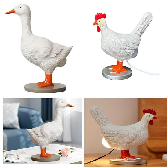 Easter Cartoon Duck Egg Lamp Chicken Egg Lamp, Resin Handicraft, Night Light Ornament