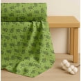 thumbnail image 4 of Soimoi Green Cotton Voile Fabric Star & Miracle Happened All The Time Text Fabric Prints By Yard 42 Inch Wide, 4 of 7
