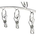 thumbnail image 3 of Convenient 3 Pack Stainless Steel Laundry Drying Rack Clothes Hanger with 10 Clips, Ideal for Drying Various Clothing Items, 3 of 4