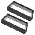 thumbnail image 4 of Display Frame Shadow Box Rectangular Wood And Acrylic Specimen Preservation For Office Decoration Simple Frame Design 2Pcs, 4 of 5