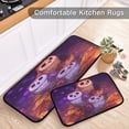thumbnail image 6 of Kitchen Floor Mat 2 Sets Carpet Floor Mat Kitchen Mat Bathroom Mat Living Room Mat Bedroom Mat Absorbent Delicate Fabric No Ball Three Cute Owls, 6 of 7