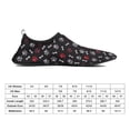 thumbnail image 3 of Black & Red Plaid Paw Prints Water Shoes Beach Slip-on Shoes for Men Women Swim Pool Yoga Surfing Sneakers Quick-Dry Sports Barefoot Shoes, 3 of 5