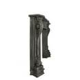 thumbnail image 4 of Creative Co-Op Ornate Decorative Fireplace Mantel, Distressed Black, 4 of 7