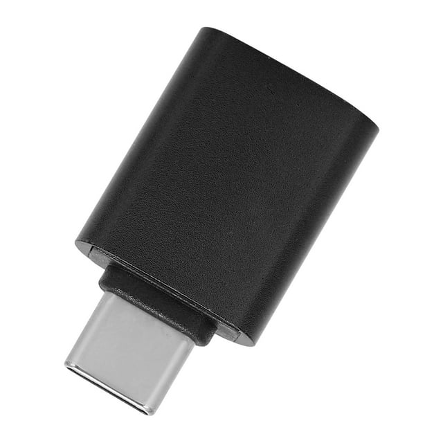 Convertisseur Type-C, Adaptateur Compact Type-C vers USB pour la Maison pour Bureau Noir