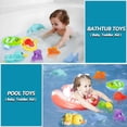 thumbnail image 4 of Juguetes de baño QODLIT sin agujeros para bebés de 0 a 12 meses o más con red de pesca, 4 of 7