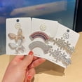 thumbnail image 5 of Fvsianol Duckbill Clips Women Hairpins Hair Clips Sparkling Vibrant Color Rustproof Metal Flower Hairpins, 5 of 9