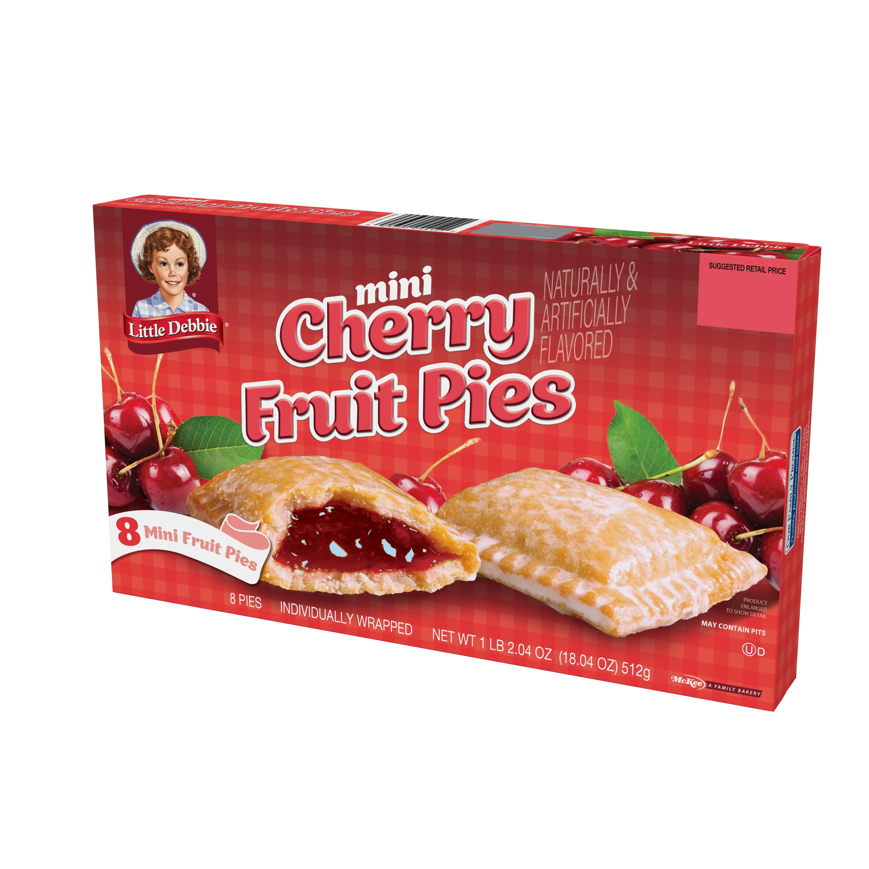 Little Debbie Cherry Fruit Pies, 18.04 oz (8 Count)