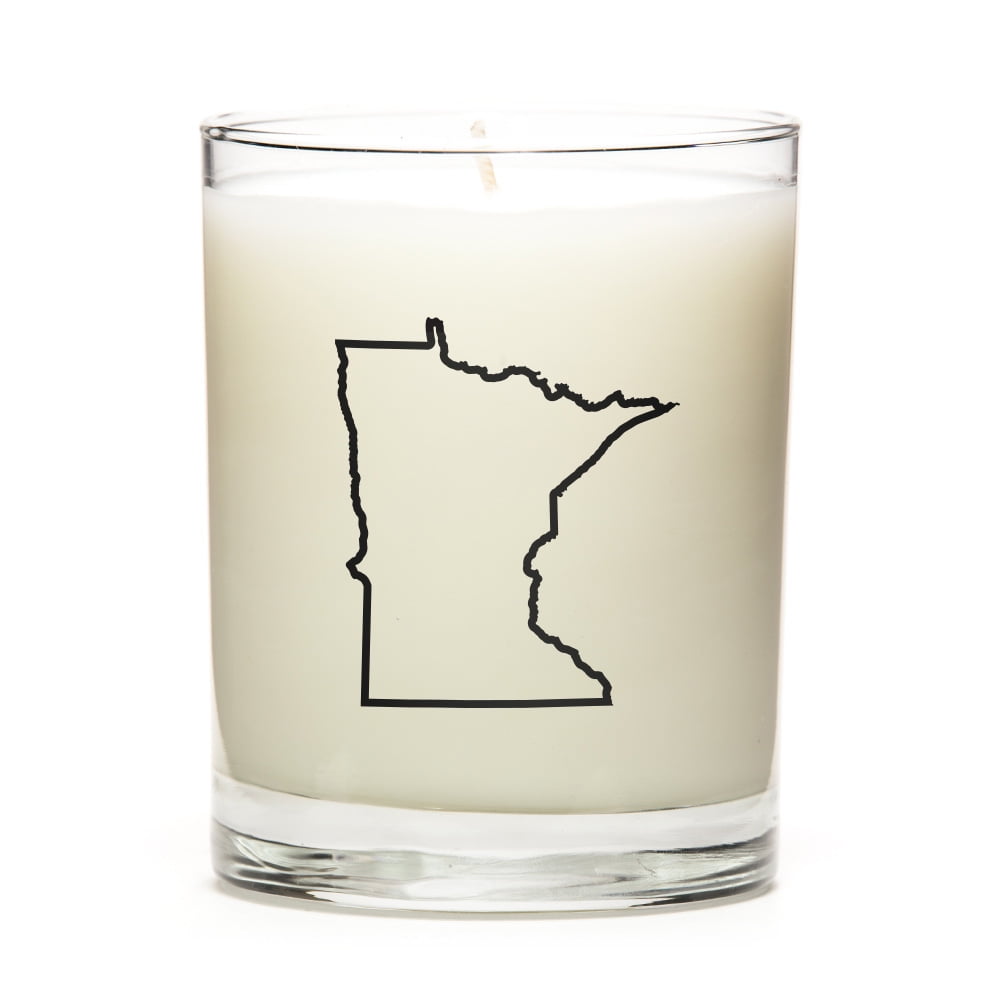 Personalized Minnesota State Outline Candle State Gift College Gift 