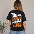thumbnail image 3 of Halloween Graphic T-Shirt, Retro Spooky Vibes Unisex Classic Fit Tee, 3 of 9