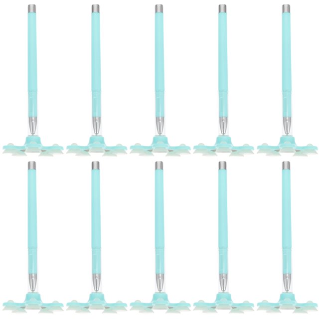 FONDOTIN 10Pcs Unique Pens Nice Pens for Writing Blue Plastic for Colleagues Back to School