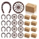 thumbnail image 1 of 24 Piezas de Suministros para Fiestas Occidentales, Centros de Mesa Vintage para de la Suerte, Recuerdos de Fiesta de Boda, Decoraciones de Vaquero, 1 of 6
