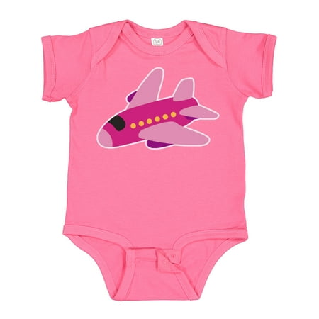 

Inktastic Girls Pink Airplane Pilot Gift Baby Girl Bodysuit