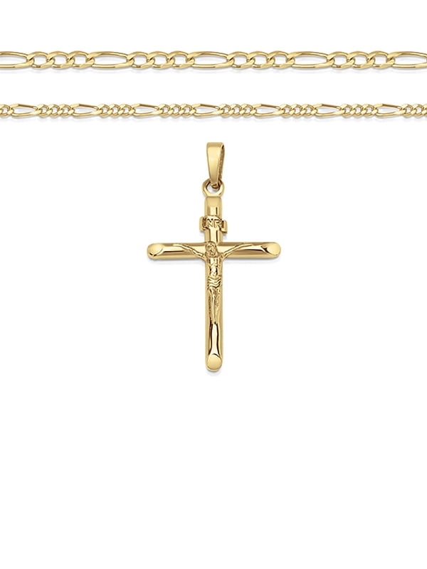 Gold Plated Crucifix Necklace 2024 favors