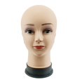 thumbnail image 1 of Cabeza de maniquí femenino cosmetología calva profesional para entrenamiento de pelucas, práctica de , exhibición de sombreros, exhibición Piel Sunnimix cabeza de maniquí de entrenamiento, 1 of 8