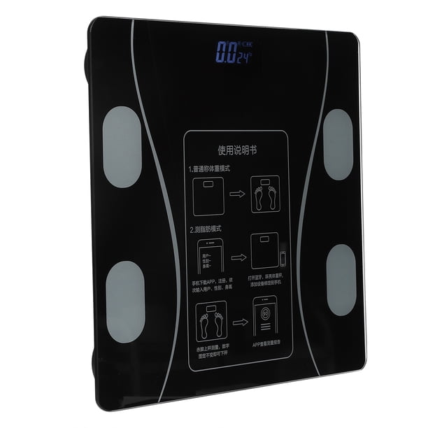 Báscula corporal Bluetooth, báscula corporal inteligente báscula corporal electrónica Bluetooth báscula de peso rendimiento sólido