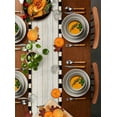 thumbnail image 2 of Table Runner 72 Inches Long for Dining Room Thanksgiving Pumpkin Farm Truck Washable Burlap Linen Tabletop Collection for Party Dinner Holidays Fall Harvest Sweet Farm, 2 of 7