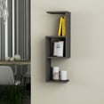 thumbnail image 2 of Ada Home Decor Furniture 35.43" 1 Tier Anthracite Wieland Modern Wall Shelf, 2 of 4