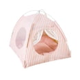 thumbnail image 2 of Tgbvmt Pet Tent Foldable Mosquito Proof Breathable Semi Enclosed Pet Tent for Indoor Outdoor Use Camping Travel Home Indoor Pet Sleeping Area for Small Medium Cats Dogs Lightweight Portable Pet Tent, 2 of 6