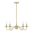 thumbnail image 3 of Trade Winds Aidan 5-Light Chandelier in Matte Black, 3 of 4