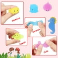 thumbnail image 5 of Adeeing 28 Pack Valentines Day Gift Cards for Kids with Mochi Squishy Toys, Glow In The Dark Kawaii Stress Relief Toys for Valentines Party Favors Classroom Exchange Prizes, 5 of 8