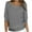 Gray sweater for women, variant on ZZwxWA Fashion Womens Comfy Pullover Knit Sweater Oversize Women's Elegant Fall and Winter Sweaters Blouse 3/4 Sleeve Womens Sweaters Solid Casual Sweater Round Neck Tops On