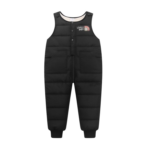 Esho Baby Boys Girls Winter Down Snow Pants Overalls Snowsuit, 6M4T