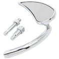 thumbnail image 2 of Arlen Ness Micro Rad II Chrome Teardrop Left Mirror (13-410), 2 of 3