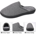 thumbnail image 5 of LORDFON Memory Foam Mens Slippers Slip-On House Slippers, 5 of 7