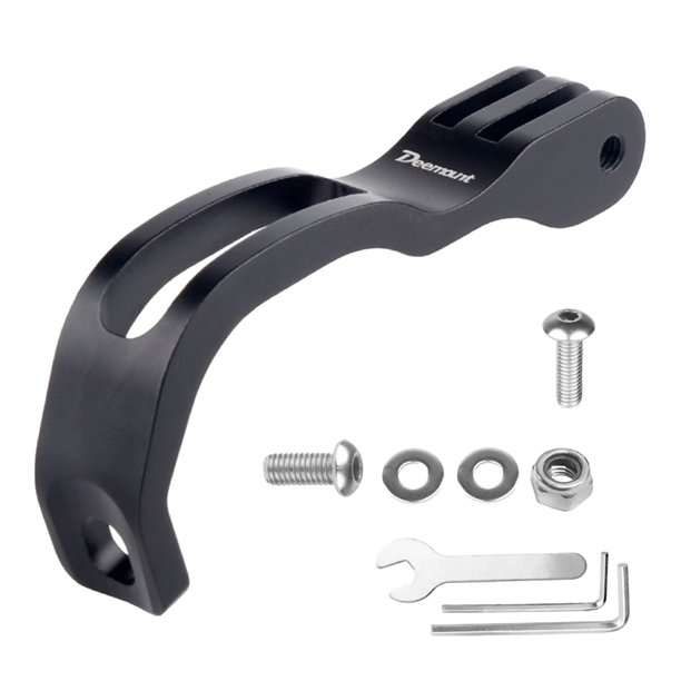 Soporte de luz delantera de bicicleta ajustable, soporte de lámpara de aleación de aluminio, soporte de cámara deportiva, soporte de montaje de lámpara para Brompton GoPro