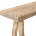 thumbnail image 5 of Hawthorne 60" Solid Reclaimed Elm Trestle Console Table Heritage Light Natural Brown, 5 of 9