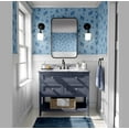 thumbnail image 2 of S4sassy Self-Stick Decorative Wallpaper, Dotted Leaf Blossom Print Wall Paper, Vinyl Waterproof Contact Paper, Blue, 25"x120" Removable Renter Friendly Wall Covering For Bedroom, Livingroom, 2 of 8